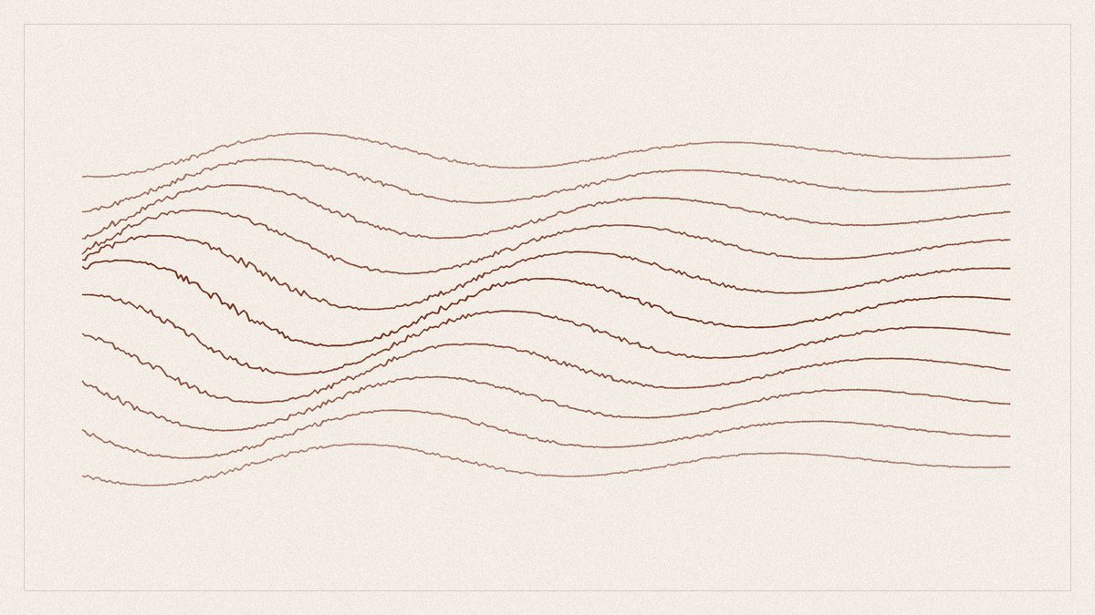 Ilustração abstrata em linhas — Os Benefícios da prática de mindfulness para o controle da ansiedade